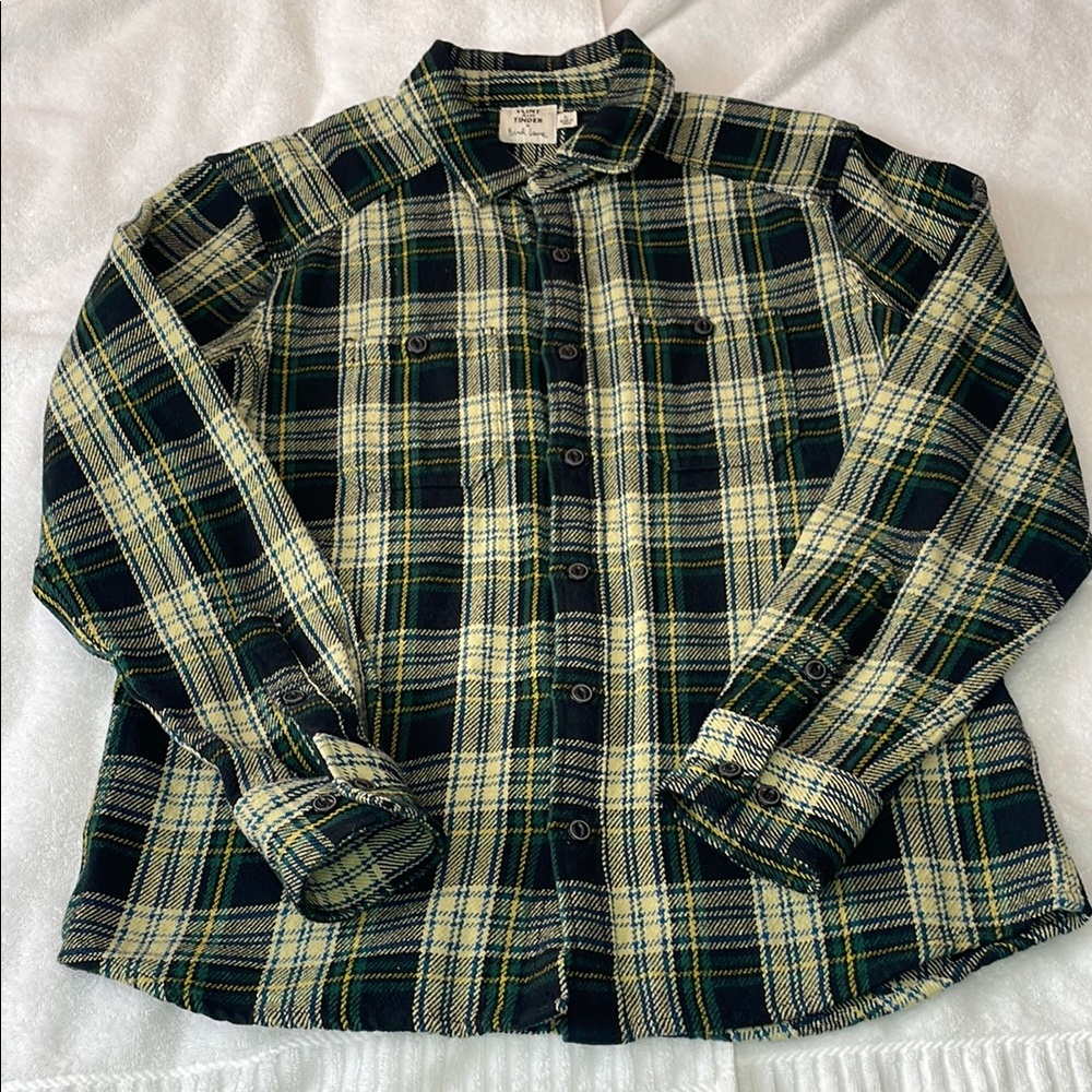 Plaid Green Men's Shirt